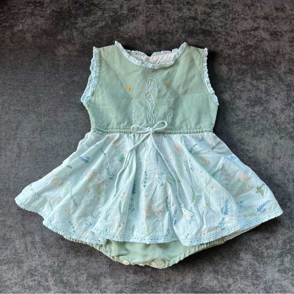Well Dressed Wolf Mermaid Bubble Size 2T